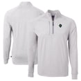 thumbnail image 1 of Men's Cutter & Buck  Heather Gray Hillsboro Hops Adapt Eco Knit Heather Big & Tall Quarter-Zip Pullover Top, 1 of 3