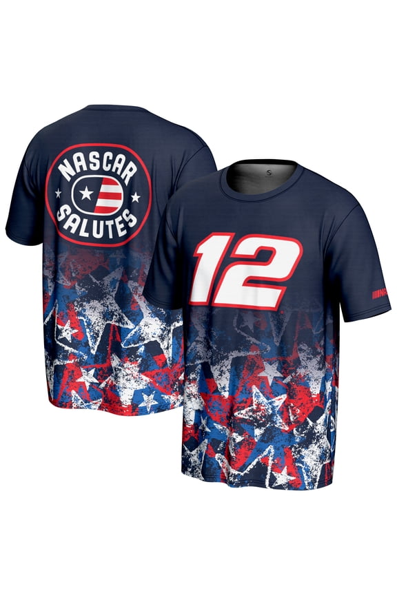 Men's-ProSphere Navy Ryan Blaney 2025 NASCAR Salutes Collection T-Shirt