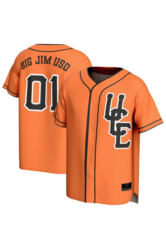 Men's ProSphere Orange Jimmy Uso Fashion Baseball Jersey