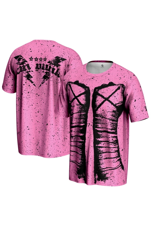 Men's ProSphere Pink CM Punk Fists T-Shirt