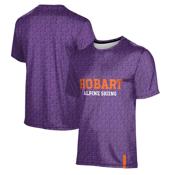 Men's ProSphere Purple Hobart & William Smith Colleges Alpine Skiing T-Shirt