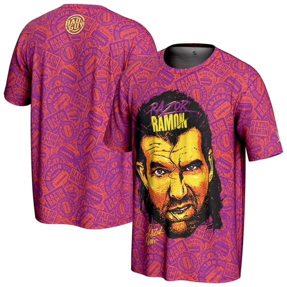 Men's ProSphere Purple Razor Ramon Allover Print T-Shirt
