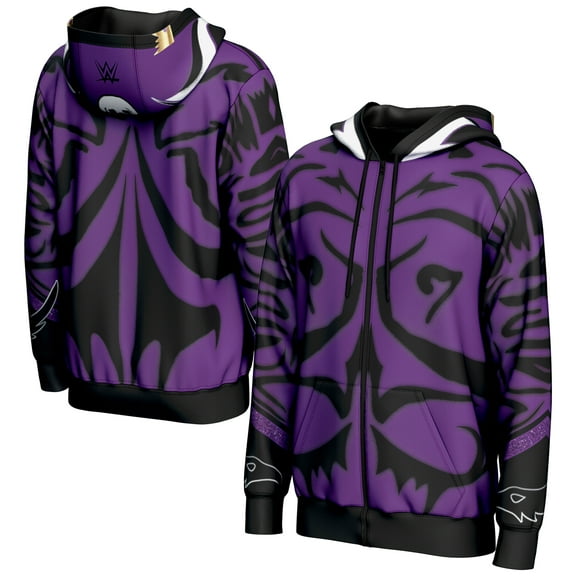 Men's ProSphere Purple Rey Mysterio Full-Zip Hoodie