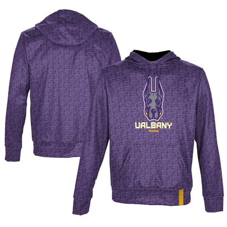 Men's ProSphere Purple UAlbany Great Danes Rowing 1.0 Pullover Hoodie