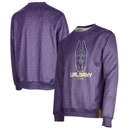 Men's ProSphere Purple UAlbany Great Danes Rowing 1.0 Pullover Sweatshirt