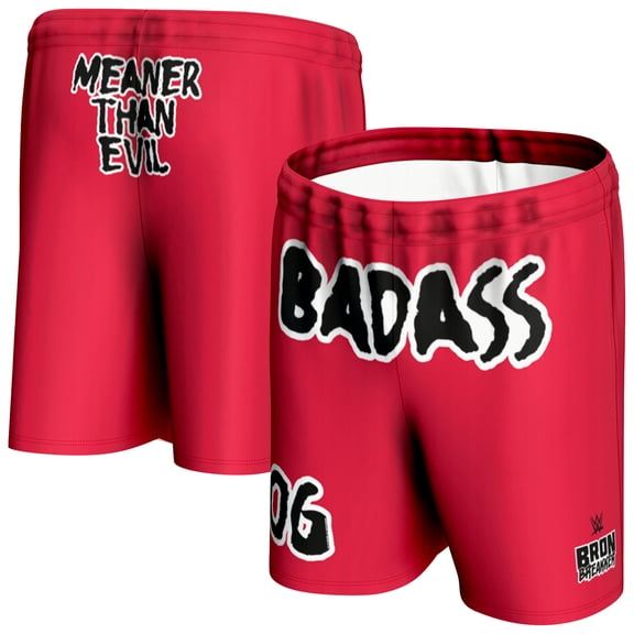 Men's ProSphere Red Bron Breakker Badass Shorts