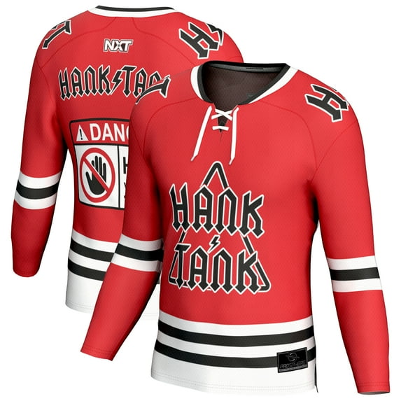 Men's ProSphere Red Hank & Tank Hockey Jersey