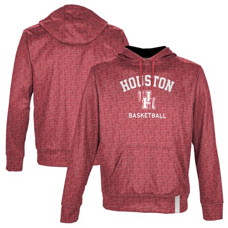 Men's ProSphere Red Houston Cougars Basketball Name Drop Pullover Hoodie