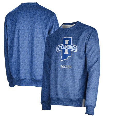 Men's ProSphere Royal Indiana State Sycamores Soccer Name Drop Crewneck Pullover Sweatshirt