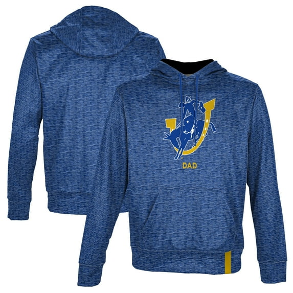 Men's ProSphere Royal Southern Arkansas Muleriders Dad Name Drop Pullover Hoodie