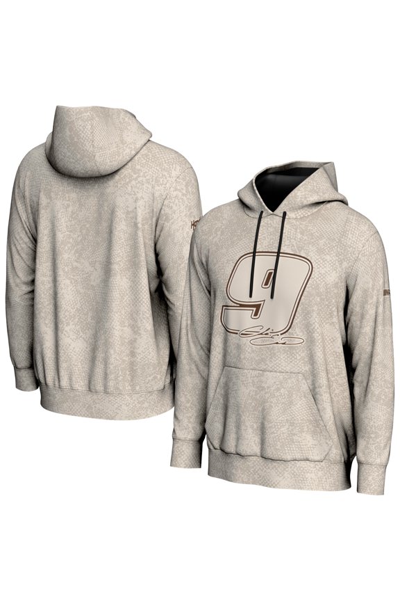 Men's-ProSphere Tan Chase Elliott 2025 NASCAR Salutes Collection Pullover Hoodie