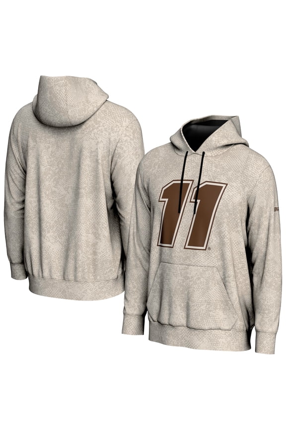 Youth-ProSphere Tan Denny Hamlin 2025 NASCAR Salutes Collection Pullover Hoodie