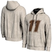 Mens-ProSphere Tan Denny Hamlin 2025 NASCAR Salutes Collection Pullover Hoodie