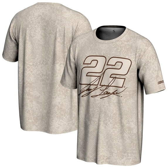 Men's-ProSphere Tan Joey Logano 2025 NASCAR Salutes Collection T-Shirt