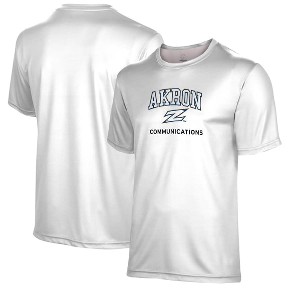 Men's ProSphere White Akron Zips Communications T-Shirt