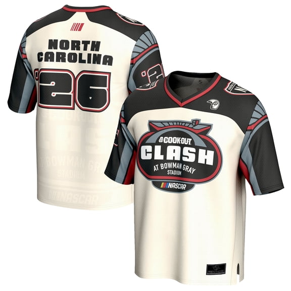 Men's ProSphere White Bowman Gray Stadium 2026 Cook Out Clash Football Jersey