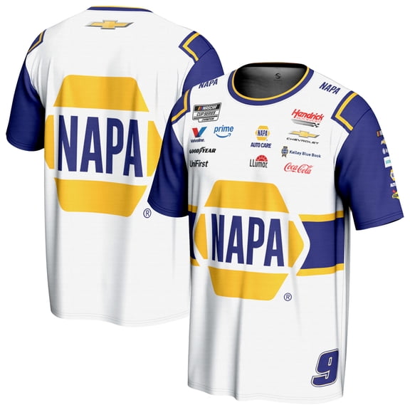 Men's ProSphere White Chase Elliott T-Shirt