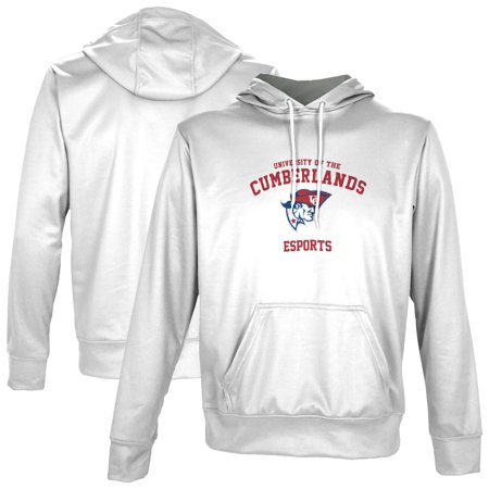 Men's-ProSphere White Cumberlands Patriots Esports Pullover Hoodie