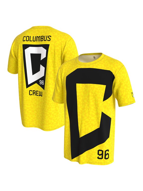 Men's ProSphere Yellow Columbus Crew Logo T-Shirt