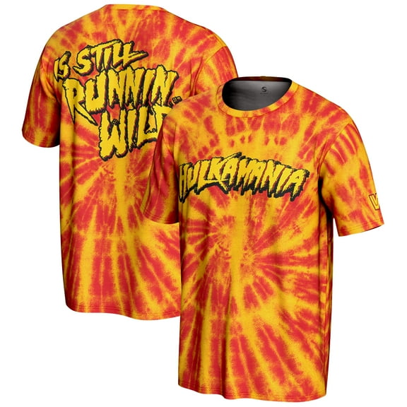 Men's ProSphere Yellow Hulk Hogan Tie Dye T-Shirt