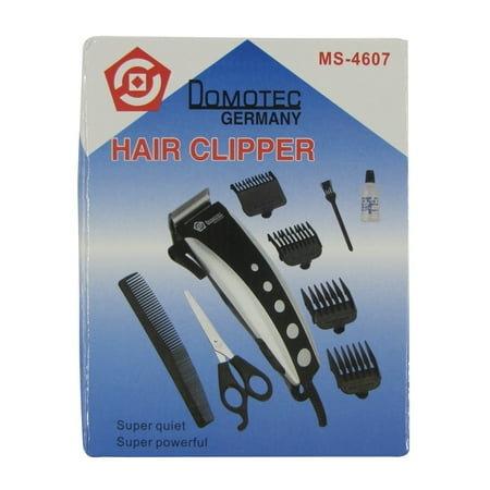 Men's Professional Hair Cutting Clipper 9 Pc Set Haircut Machine Beard Trimmer Barber Kit