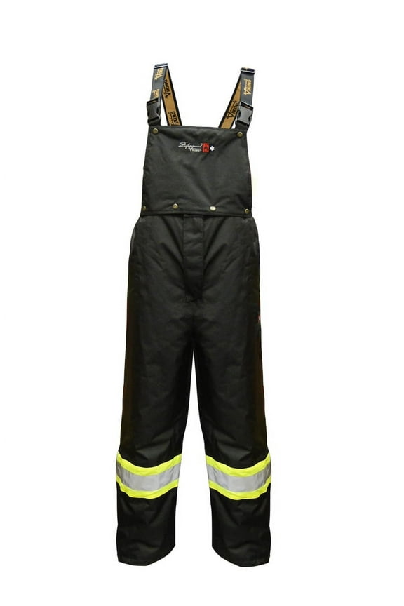 Men's Professional Insulated Journeyman 300D Trilobal Rip-stop FR Rain Detachable Bib Pants
