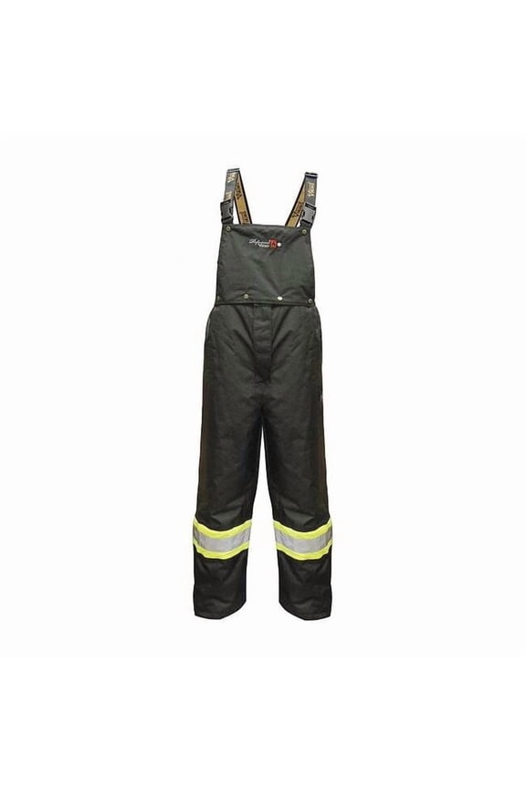 Men's Professional Insulated Journeyman 300D Trilobal Rip-stop FR Rain Detachable Bib Pants