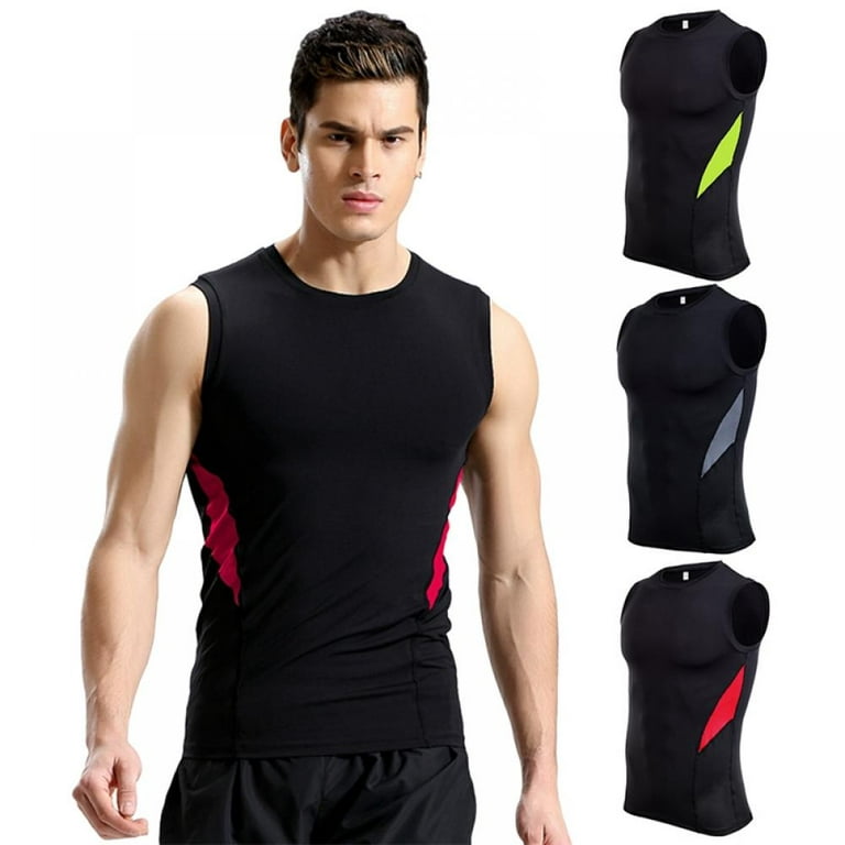 Men's Professional Quick Dry Sleeveless Shirt Workout Muscle Bodybuilding  Tank Tops,Athletic Training Gym Tank Top