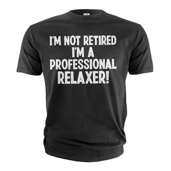Men's Professional Relaxer Shirt Retiree Gifts Funny Retirement Joke Tee Shirt For Him Her Unisex