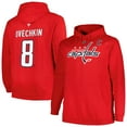 thumbnail image 1 of Men's Profile Alexander Ovechkin Red Washington Capitals Big & Tall Name & Number Pullover Hoodie, 1 of 3
