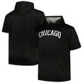 thumbnail image 1 of Men's Profile Black Chicago White Sox Big & Tall Contrast Short Sleeve Pullover Hoodie, 1 of 3