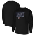 thumbnail image 1 of Men's Profile  Black Houston Texans Big & Tall Pop Long Sleeve T-Shirt, 1 of 3