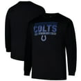 thumbnail image 1 of Men's Profile  Black Indianapolis Colts Big & Tall Pop Long Sleeve T-Shirt, 1 of 3