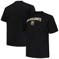 thumbnail image 1 of Men's Profile Black Vegas Golden Knights Big & Tall Arch Over Logo T-Shirt, 1 of 3