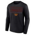thumbnail image 1 of Men's Profile  Black Washington Commanders Big & Tall Pop Long Sleeve T-Shirt, 1 of 1