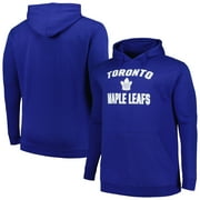 Men's Profile Blue Toronto Maple Leafs Big & Tall Arch Over Logo Pullover Hoodie