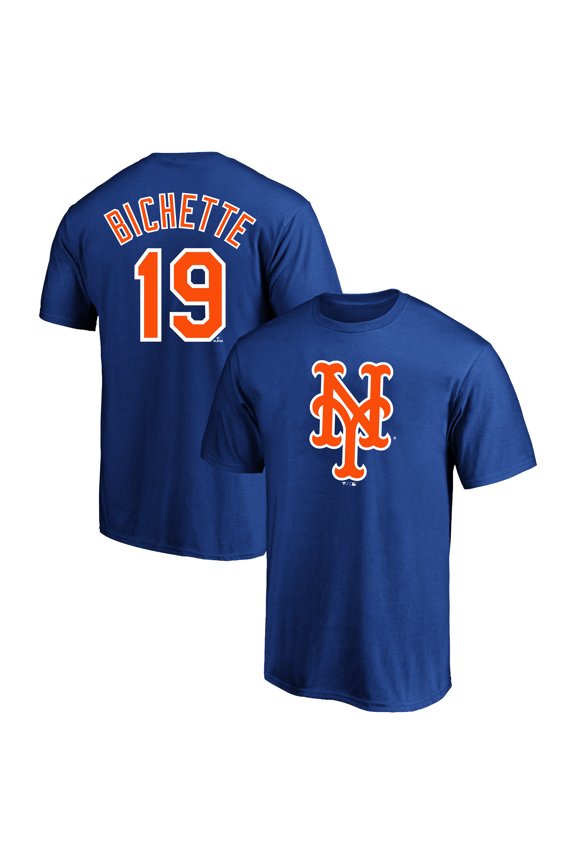 Men's Profile Bo Bichette Royal New York Mets Big & Tall Player Name & Number T-Shirt
