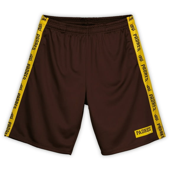 Men's Profile Brown San Diego Padres Big & Tall Fleece Shorts