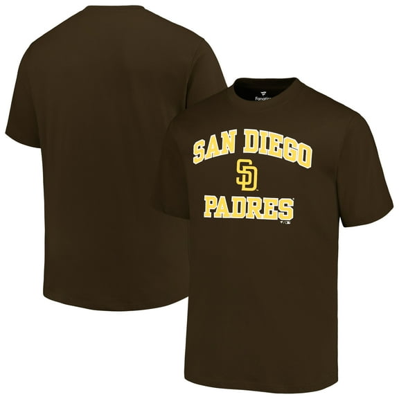Men's Profile Brown San Diego Padres Big & Tall Heart & Soul T-Shirt