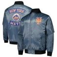 thumbnail image 1 of Men's Profile Charcoal New York Mets Big & Tall Full-Zip Bomber Jacket, 1 of 3