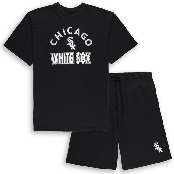 Men's Profile Chicago White Sox Big & Tall T-Shirt & Shorts Combo Set