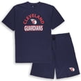 thumbnail image 1 of Men's Profile Cleveland Guardians Big & Tall T-Shirt & Shorts Combo Set, 1 of 3