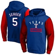 Mens Profile Corey Seager Royal Texas Rangers Big & Tall Name & Number Fleece Pullover Hoodie