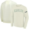 thumbnail image 1 of Men's Profile Cream Philadelphia Eagles Big & Tall Fleece Sweatshirt, 1 of 3