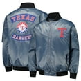 thumbnail image 1 of Men's Profile Gray Texas Rangers Big & Tall Full-Zip Bomber Jacket, 1 of 3