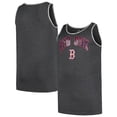 thumbnail image 1 of Men's Profile Heather Charcoal Boston Red Sox Big & Tall Arch Over Logo Tank Top, 1 of 3