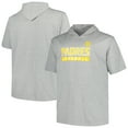 thumbnail image 1 of Men's Profile Heather Gray San Diego Padres Short Sleeve Pullover Hoodie, 1 of 3