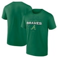 thumbnail image 1 of Men's Profile  Kelly Green Atlanta Braves Big & Tall Celtic T-Shirt, 1 of 3