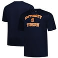 thumbnail image 1 of Men's-Profile  Navy Detroit Tigers Big & Tall Heart & Soul T-Shirt, 1 of 3