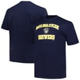 thumbnail image 1 of Men's Profile Navy Milwaukee Brewers Big & Tall Heart & Soul T-Shirt, 1 of 3
